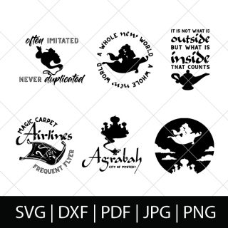 Disney's Aladdin SVG Bundle for DIY Shirts and More! - The Love Nerds