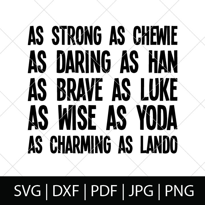 Download Star Wars Characters SVG File - The Love Nerds
