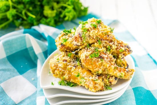 Garlic Parmesan Chicken Wings Sauce - The Love Nerds