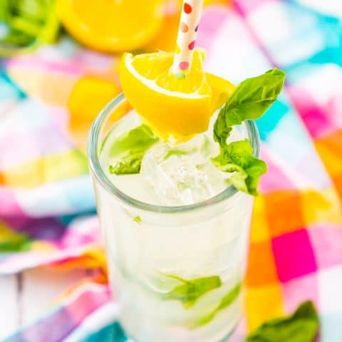 Basil Lemonade Cocktail