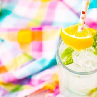 Simple Basil Lemonade Cocktail
