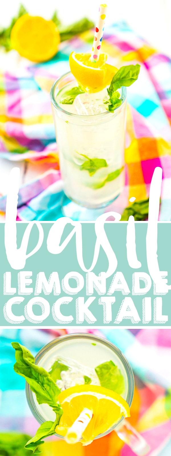 Put a fun twist on lemonade with this Basil Lemonade Cocktail recipe! It’s a refreshing summer cocktail that is super simple to make. You won’t regret sipping on this easy vodka lemonade recipe! | THE LOVE NERDS #cocktailrecipe #summercocktail #lemonaderecipe