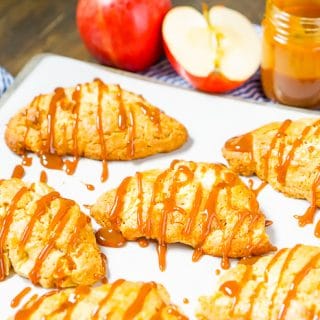 Soft and Sweet Caramel Apple Scones