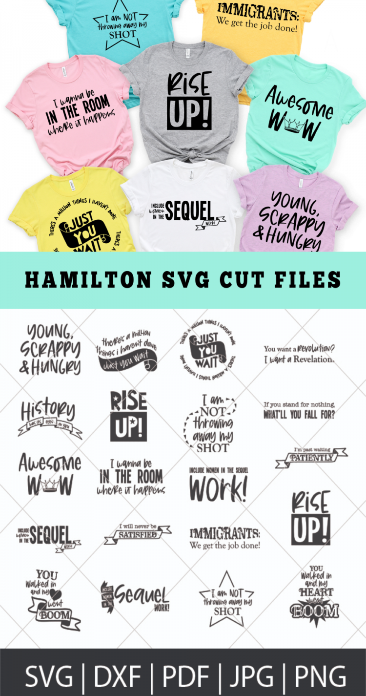 Download RISE UP! with this Hamilton SVG Bundle - The Love Nerds